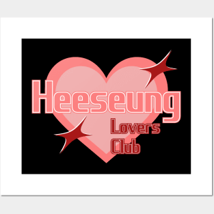 Heeseung Lovers Club ENHYPEN Posters and Art